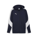 teamEVOSTRIPE Hooded Jacket PUMA Navy-PUMA Silver-PUMA White