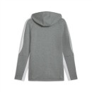 teamEVOSTRIPE Kapuzenjacke Medium Gray Heather-PUMA Silver-PUMA White