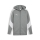 teamEVOSTRIPE Kapuzenjacke Medium Gray Heather-PUMA Silver-PUMA White