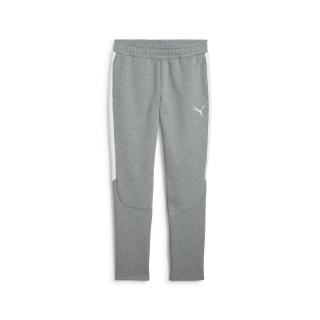 teamEVOSTRIPE Hose Medium Gray Heather-PUMA Silver-PUMA White