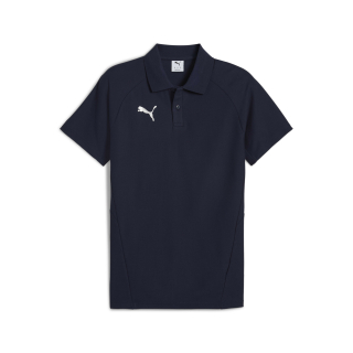 teamEVOSTRIPE Polo PUMA Navy-PUMA Silver-PUMA White