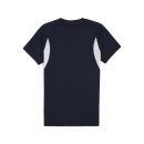 teamEVOSTRIPE Tee PUMA Navy-PUMA Silver-PUMA White