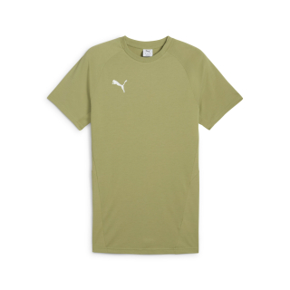 teamEVOSTRIPE Tee Calming Green-PUMA Silver-PUMA White