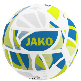 Miniball Iconic weiß/jako blau/neongelb