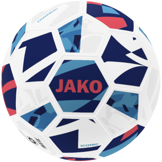 Training ball Iconic white/navy/coral