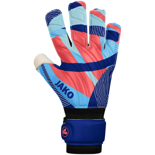 GK glove River Basic RC navy/sky blue/coral