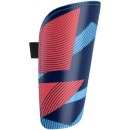 Shin guard River Basic sky blue/navy/corail