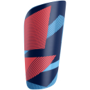 Shin guard River Light sky blue/navy/corail