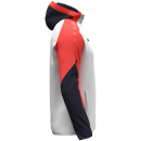 Hooded jacket Dynamic white/coral/seablue