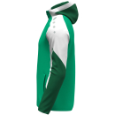 Hooded jacket Dynamic green/white/dark green