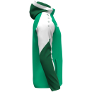 Hooded jacket Dynamic green/white/dark green