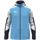 Hooded jacket Dynamic skyblue/white/seablue