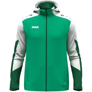 Hooded jacket Dynamic Women green/white/dark green