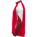 Zip top Dynamic red/white/dark red