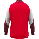 Zip top Dynamic red/white/dark red