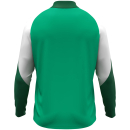 Zip top Dynamic green/white/dark green