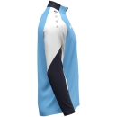 Zip top Dynamic Women skyblue/white/seablue