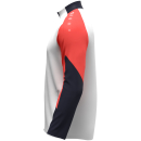 Polyester jacket Dynamic white/coral/seablue