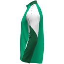 Polyester jacket Dynamic green/white/dark green