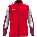 Polyester jacket Dynamic women red/white/dark red