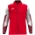 Polyester jacket Dynamic women red/white/dark red