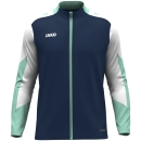 Polyester jacket Dynamic women seablue/white/mint