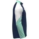 Polyester jacket Dynamic women seablue/white/mint