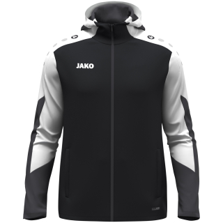 Hooded jacket Dynamic black/white/anthracite 128