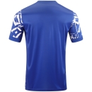 Trikot ABSOLUTE TEAMSPORT kurzarm royal-weiss