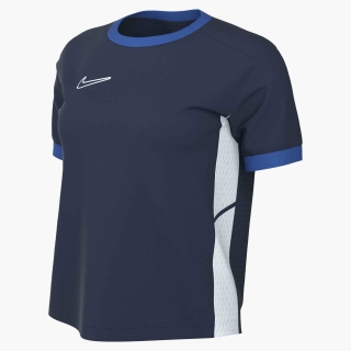 Damen-Trainingsshirt ACADEMY 25 navyblau/weiß