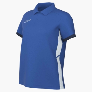 Damen-Polo ACADEMY 25 royalblau/weiß