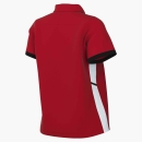 Damen-Polo ACADEMY 25 rot/weiß