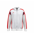 CELEBRATE 125 Training Jacket with hood weiß/rot