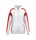 CELEBRATE 125 Training Jacket with hood weiß/rot