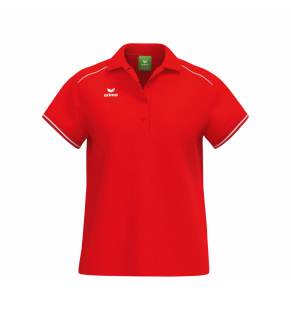 CMPT Poloshirt rot/weiß