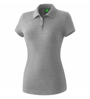 Teamsport Poloshirt grau melange 48