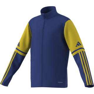 Kinder-Trainingsjacke SQUADRA 25 royalblau/gelb
