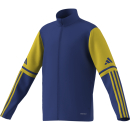 Kinder-Trainingsjacke SQUADRA 25 royalblau/gelb