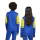 Kinder-Trainingstop SQUADRA 25 royalblau/gelb