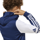 Youth Hooded Jacket SQUADRA 25 team navy blue/white