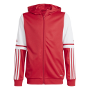 Youth Hooded Jacket SQUADRA 25 team power red/white