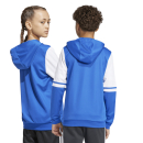 Kinder-Kapuzenjacke SQUADRA 25 royalblau/weiß