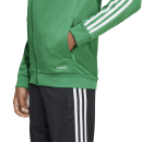 Kinder-Kapuzenjacke SQUADRA 25 grün/weiß
