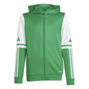 Youth Hooded Jacket SQUADRA 25 team green/white