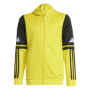 Kinder-Kapuzenjacke SQUADRA 25 gelb/schwarz