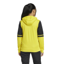 Kinder-Kapuzenjacke SQUADRA 25 gelb/schwarz