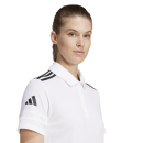 Damen Polo SQUADRA 25 weiß/schwarz