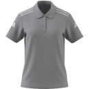 Damen Polo SQUADRA 25 hellgrau/weiß