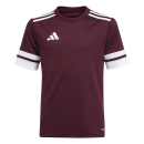 Kinder-Trikot SQUADRA 25 weinrot/weiß