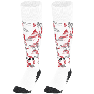 Socks Sonic white/red/grey